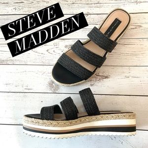 STEVE MADDEN Slip-on platform sandals SIZE 7